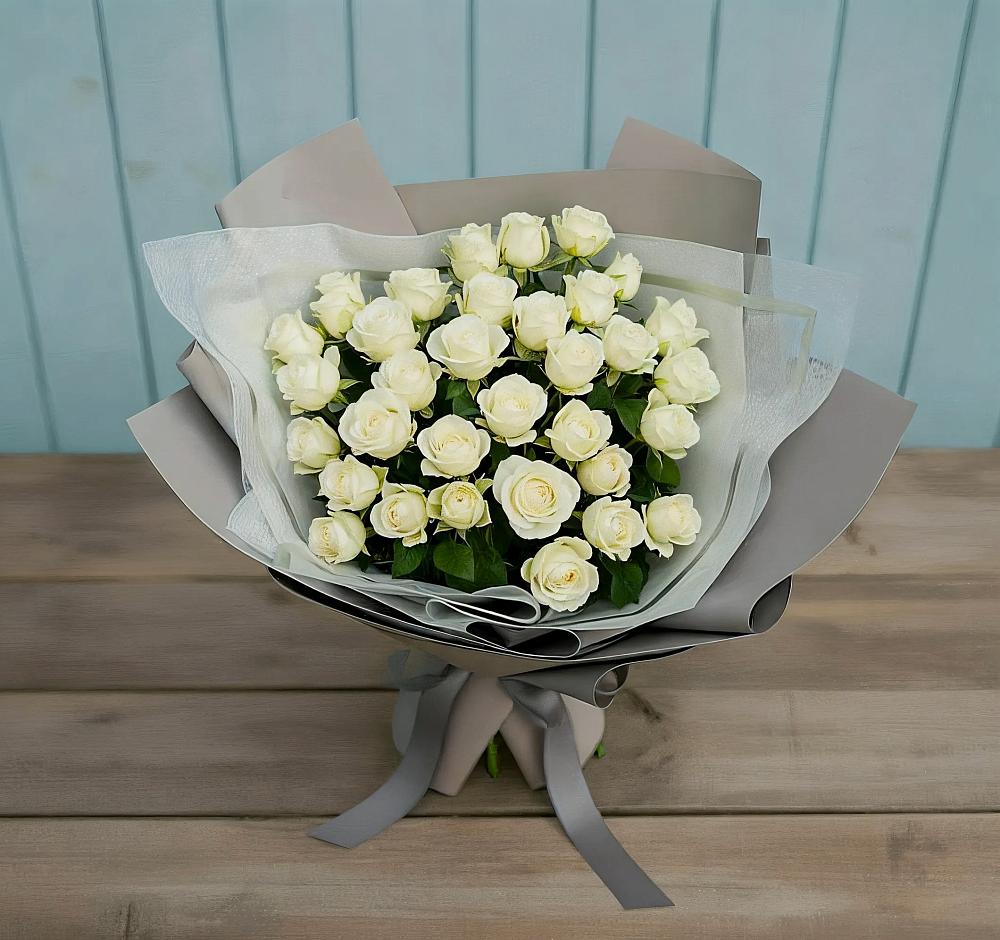 Букет Белоснежная нежность в Мундыбаш