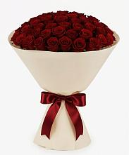 Букет 101 Бордовая роза Блэк Бакарра в Мундыбаш