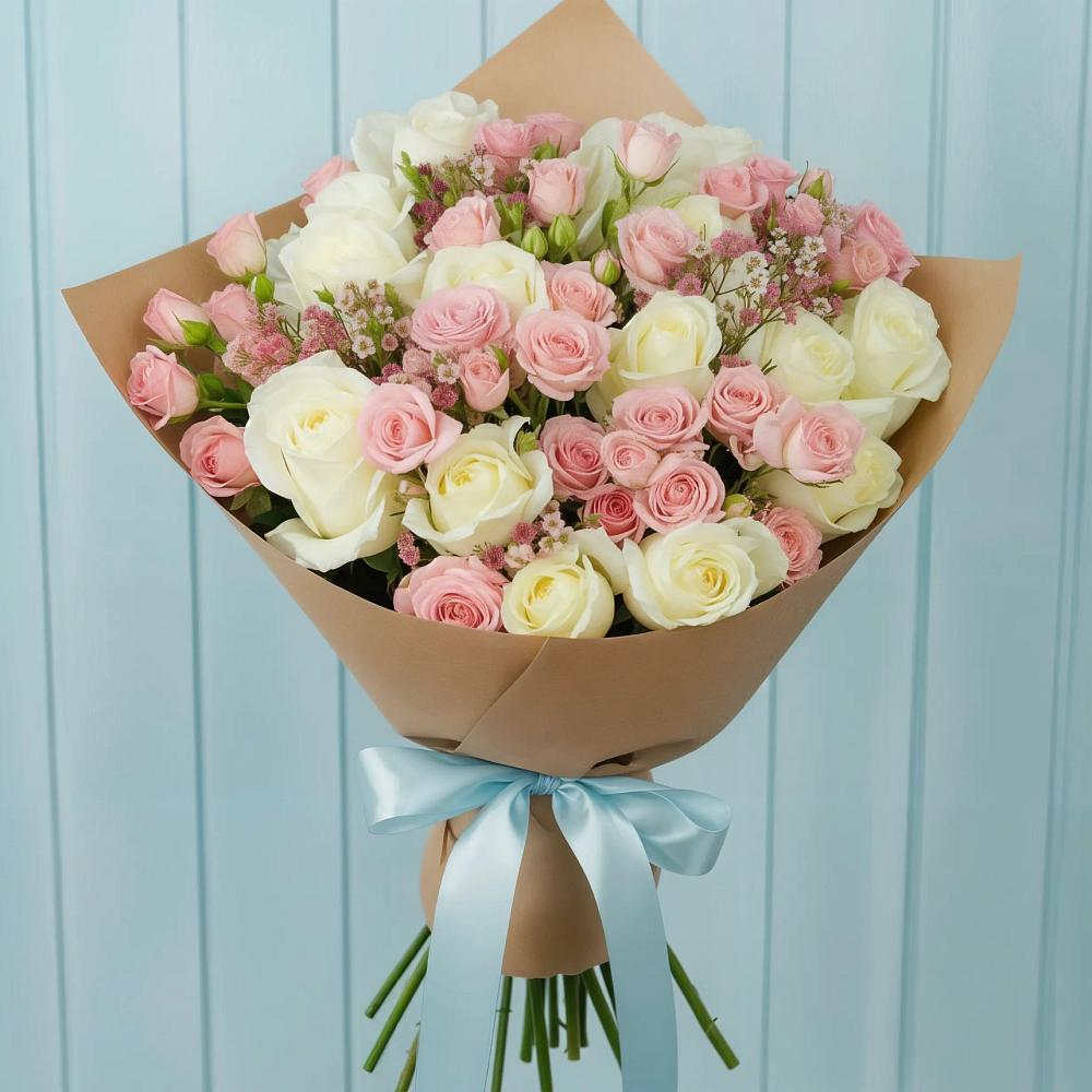 Букет цветов из: Розы в Мундыбаш