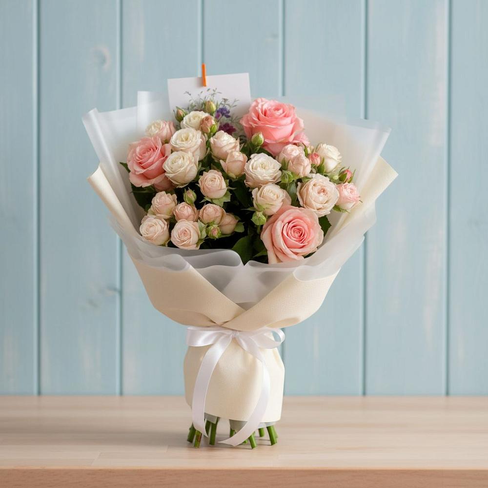 Букет цветов из: Розы в Мундыбаш