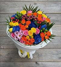 Букет цветов из:  Розы и Хризантемы в Мундыбаш