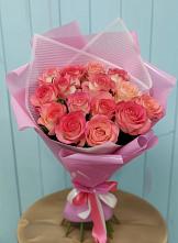 Букет 15 Розовых роз Равель #REPLACE_PRED# Мундыбаш