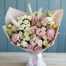 Букет цветов из:  Альстромерии и Розы в Мундыбаш