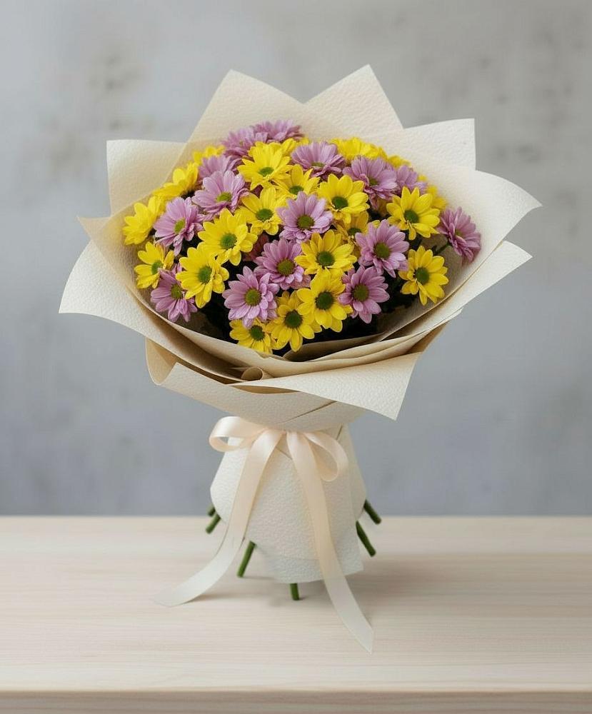 Букет цветов из: Хризантемы в Мундыбаш